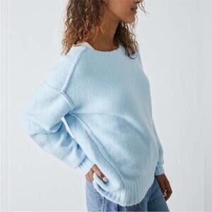 Free People Eastwood Tunic in Angel Falls Heather Blue size XS